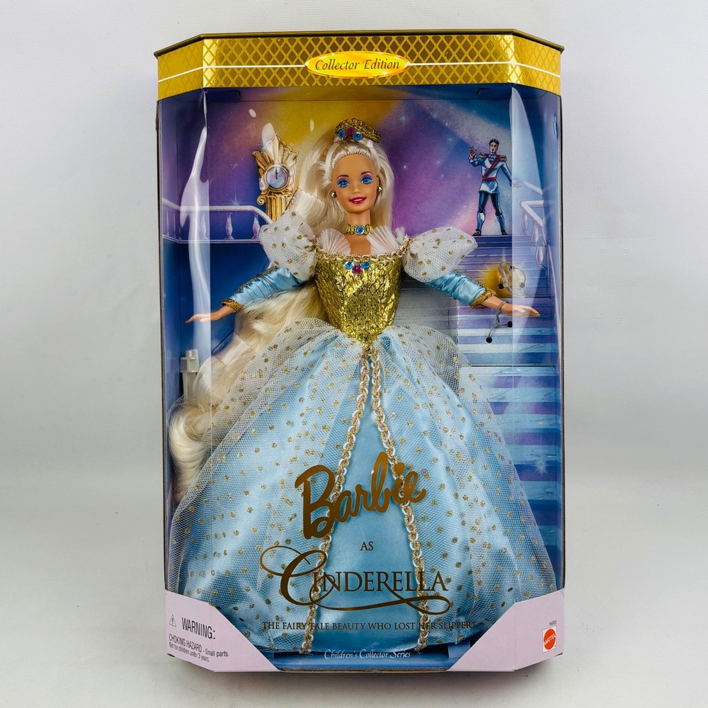 Barbie as Cinderella Doll 1996 Children's Collector Series Mattel 16900 NIB